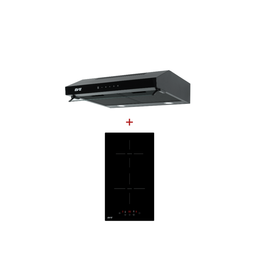 ชุดเซ็ทเครื่องดูดควันแบบมาตรฐาน + เตาฝังอินดักชั่น 2 หัว EVE HF-BK102TOUCH-60 + HB30-2IND294/TC ขนาด 60 ซม.สีดำ_7